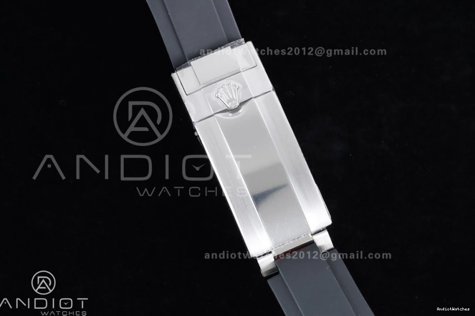 Best Diamonds Black Edition Dial 816 VSF 1:1 SoftTouch Silver Oysterflex on (Weighted) Daytona Strap V2 126519 VS4131 0219